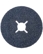 ABRACS 115mm x 22mm x 36grit Zirconium Fibre Sanding Disc pk of 25