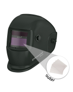 Parweld XR420 Outer Cover Lens for XR935H / XR914H Welding Helmet pack of 10
