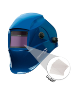 Parweld XR720 Outer Cover Lenses for XR938H Welding Helmet Pack of 10