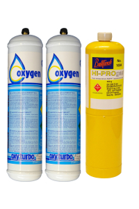 Oxyturbo Oxygen and  Map/Pro Gas Cylinder Package 