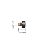 Parweld Short Back Cap for WP9:WP20 TIG Torch (41V33)