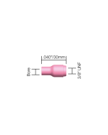 Parweld Size 5 Ceramic Cup for WP9:20 TIG Torch (13N09)