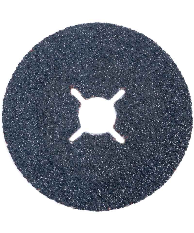 ABRACS 115mm x 22mm x 36grit Zirconium Fibre Sanding Disc pk of 25