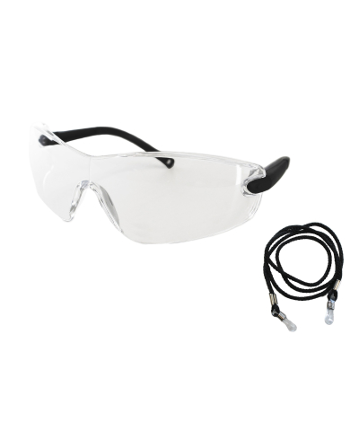 Parweld Nylon Black Frame Safety Glasses (P3410)