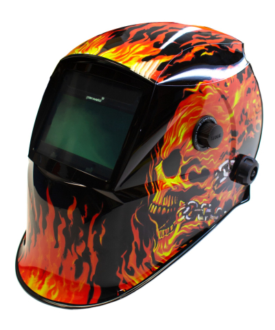 Parweld XR938H Flame Large View Light Reactive Welding and Grinding Helmet
