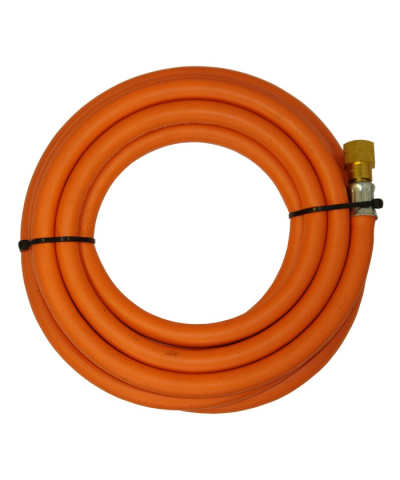 Parweld Orange 10mm Propane Hose Fitted with 3/8″ Check Valve