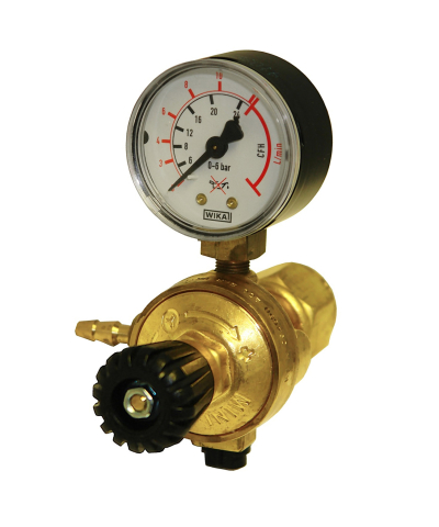 OxyTurbo CO2 Single Gauge Mini Regulator for CO2 Cylinders (255300)