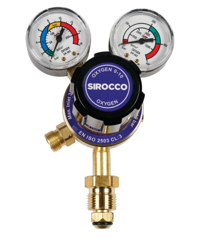 Parweld Single Stage 2 Gauge Oxygen Gas Regulator 300 Bar E700122