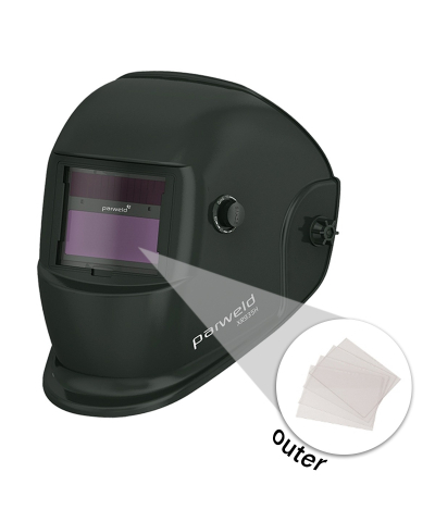 Parweld XR420 Outer Cover Lens for XR935H / XR914H Welding Helmet pack of 10
