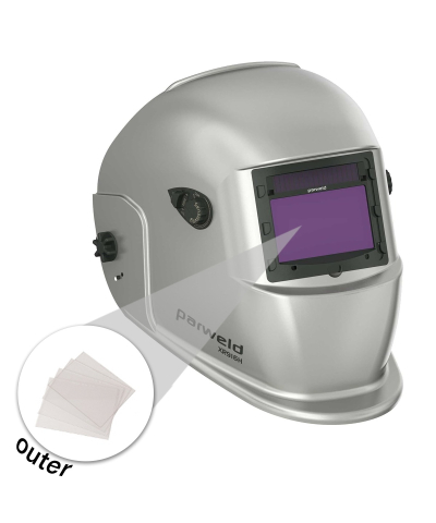 Parweld XR520 Outer Cover Lense for XR915H/ XR916H Welding Helmet Pack of 10