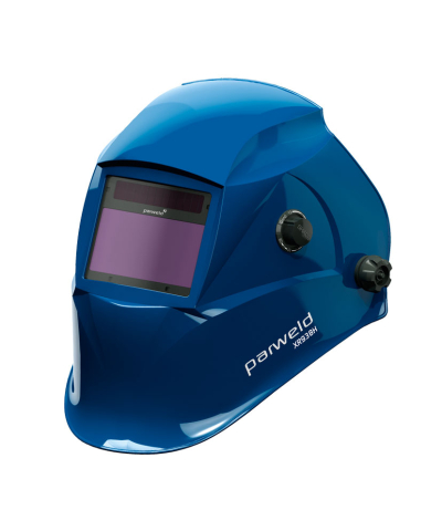 Parweld XR938H Blue Large View Light Reactive Welding and Grinding Helmet 