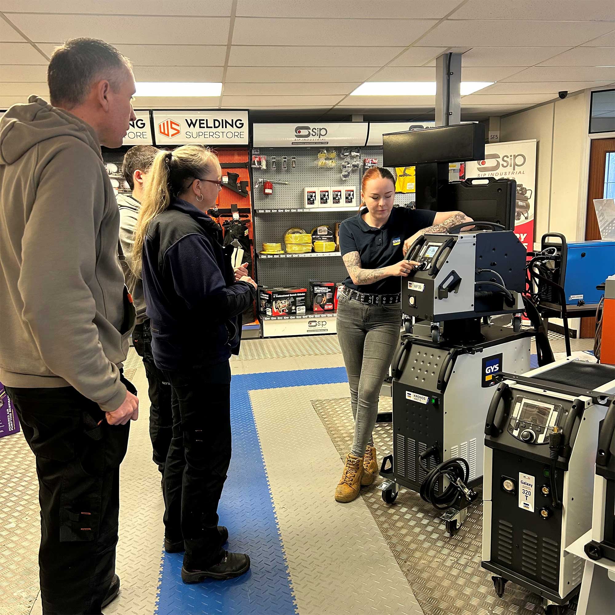 GYS Welders Demo Telford Showroom